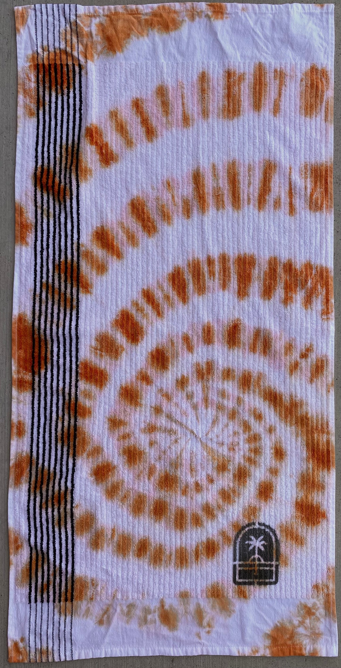 Sideways Tie-Dye Golf Towels