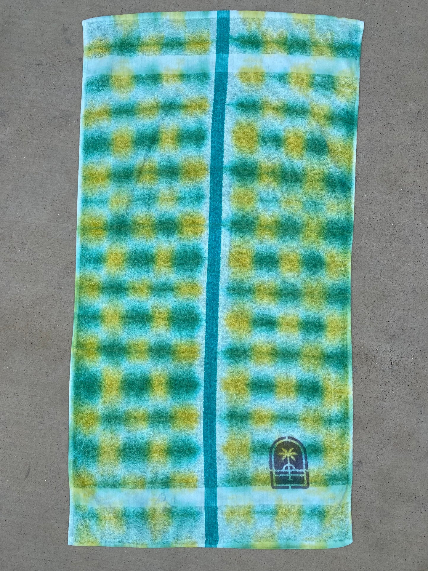 Sideways Tie-Dye Golf Towels