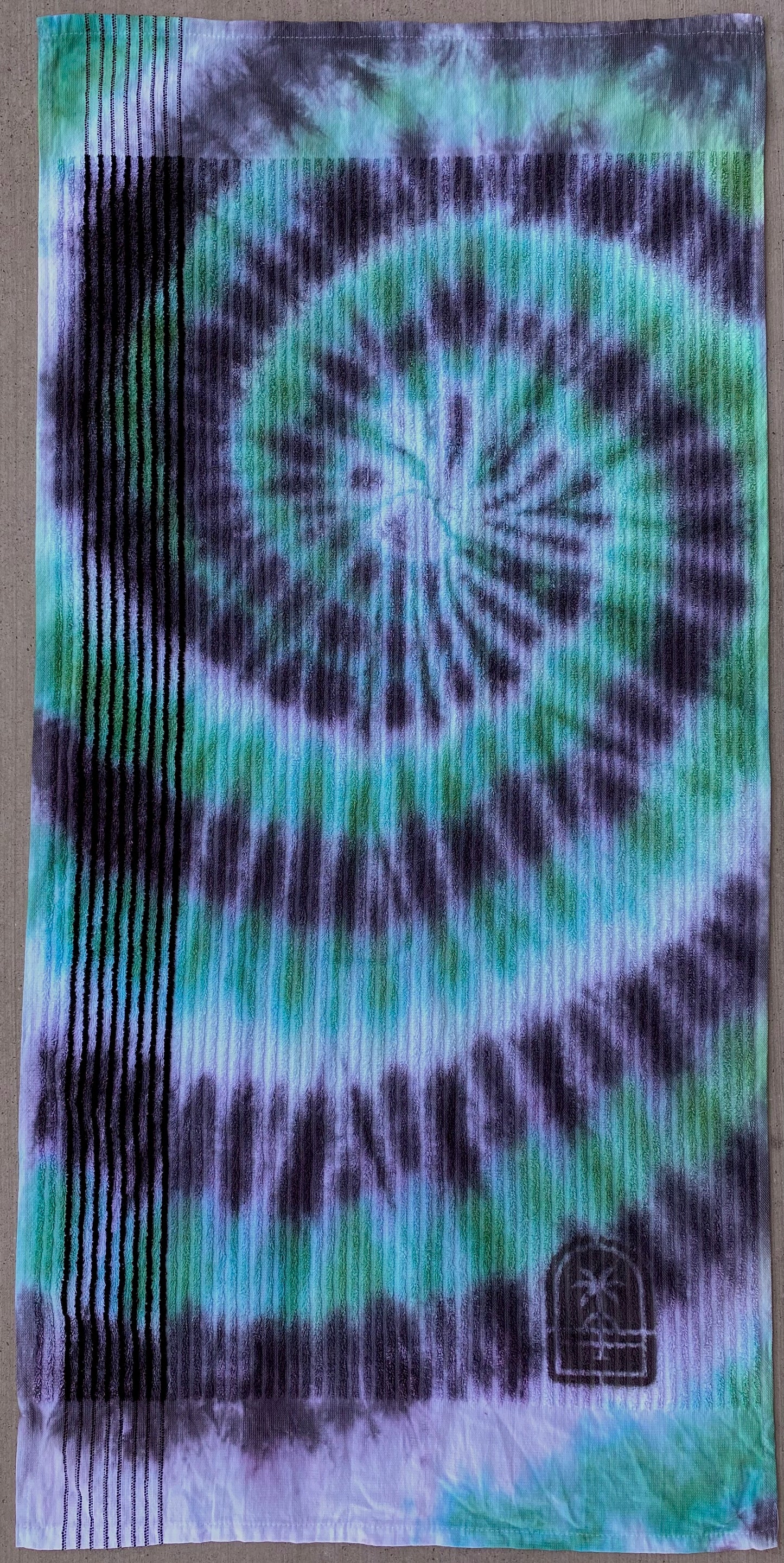 Sideways Tie-Dye Golf Towels