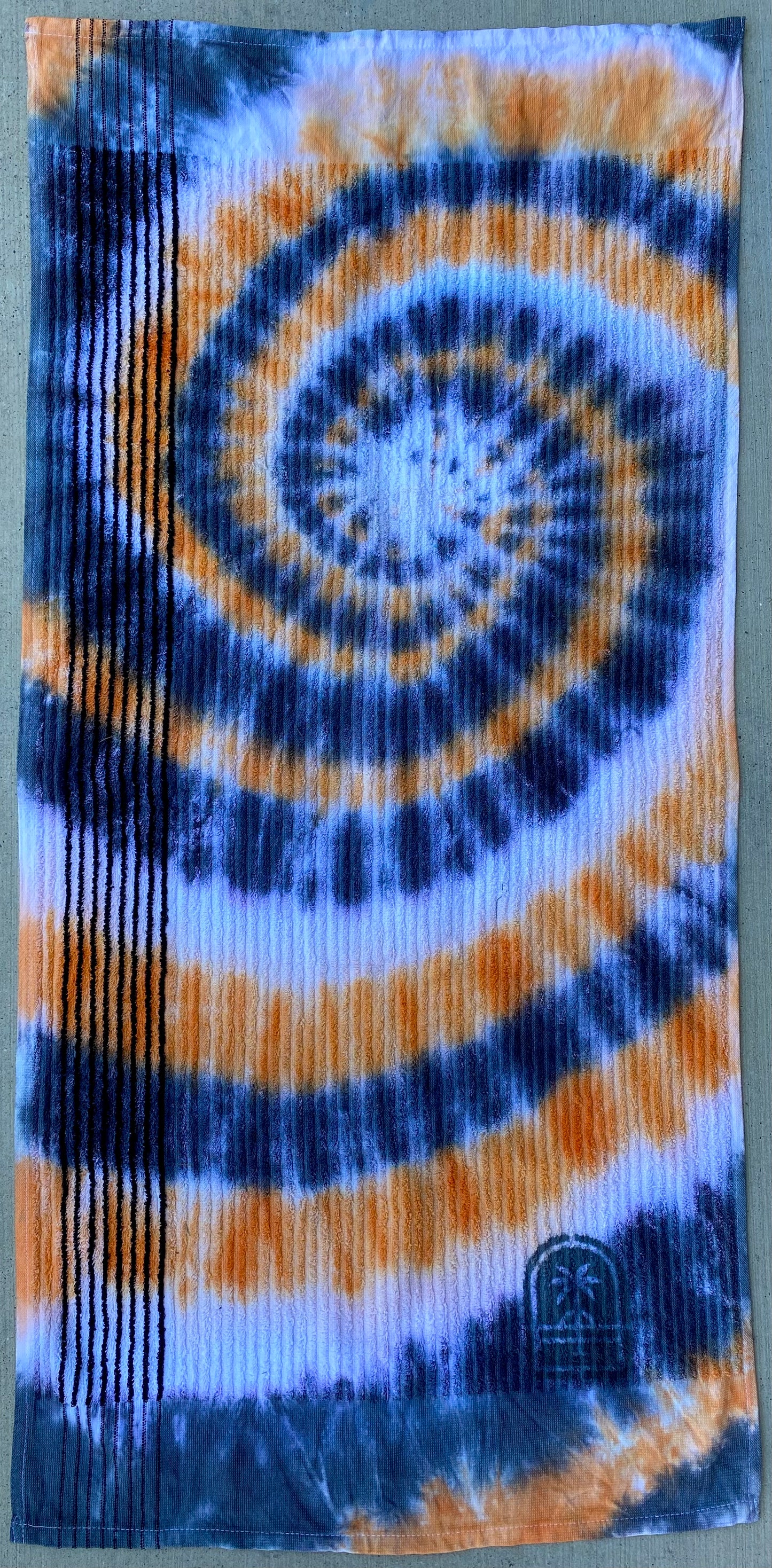 Sideways Tie-Dye Golf Towels