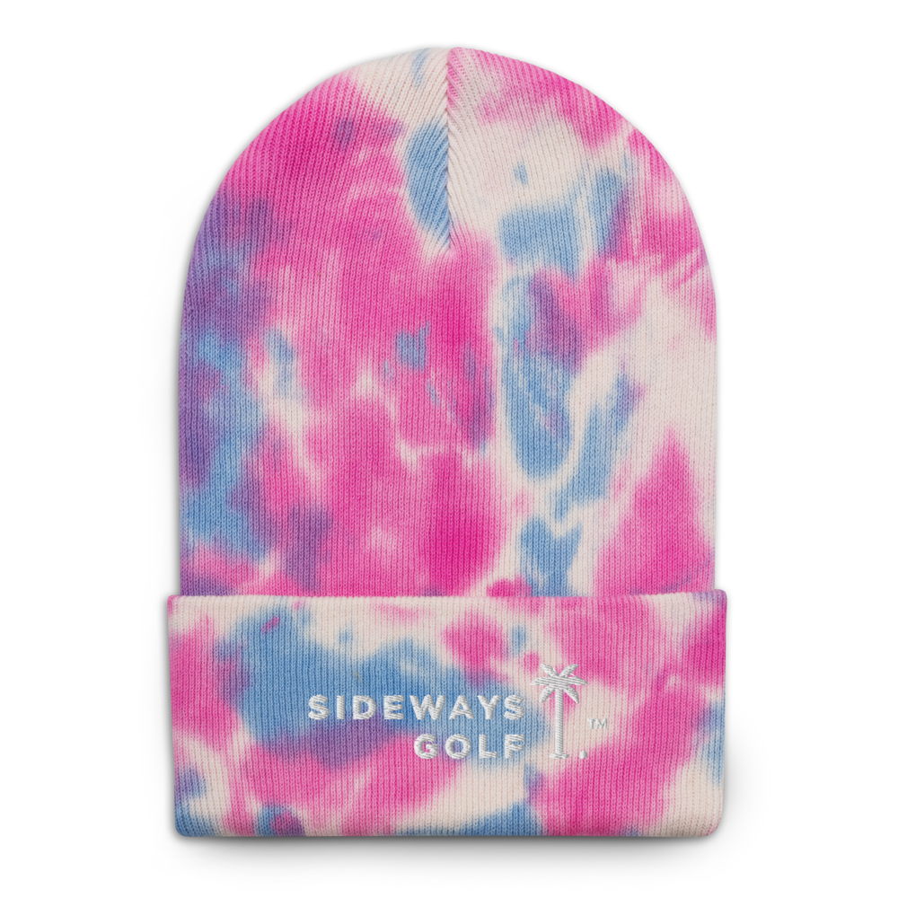 Sideways Tie-dye Beanie